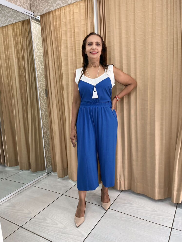 Conjunto pantacourt e  regata